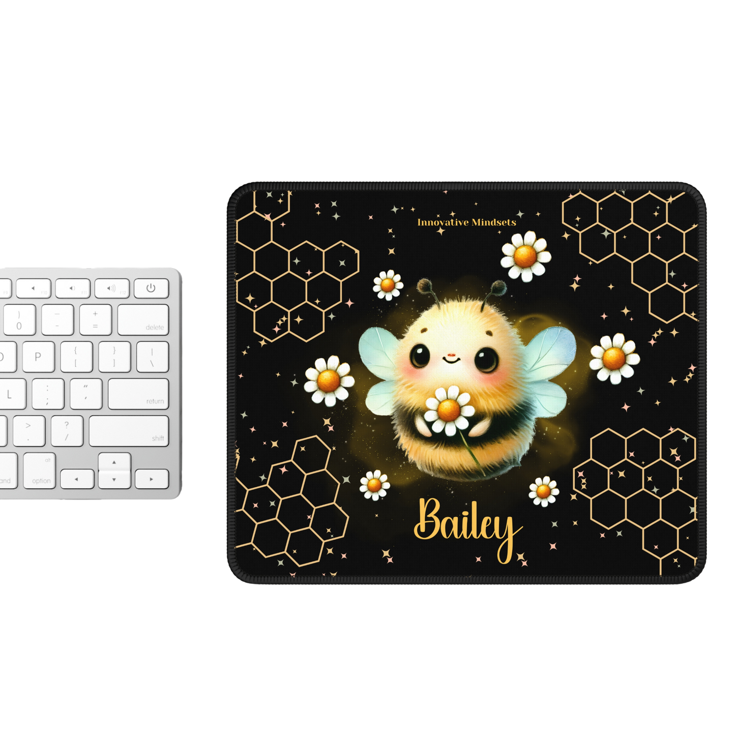 "Daisy Bee" Personalized Mouse Pad