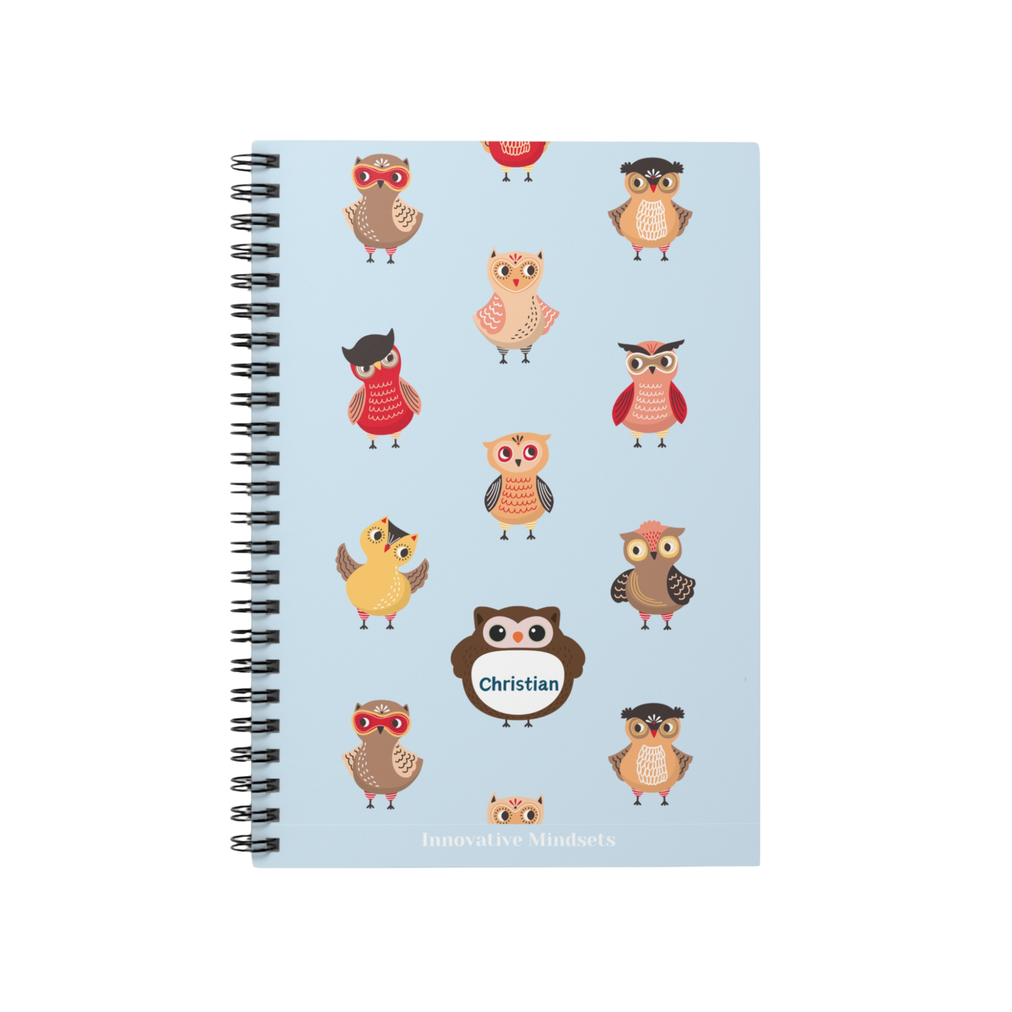 Personalized Owl Notebook for Kids