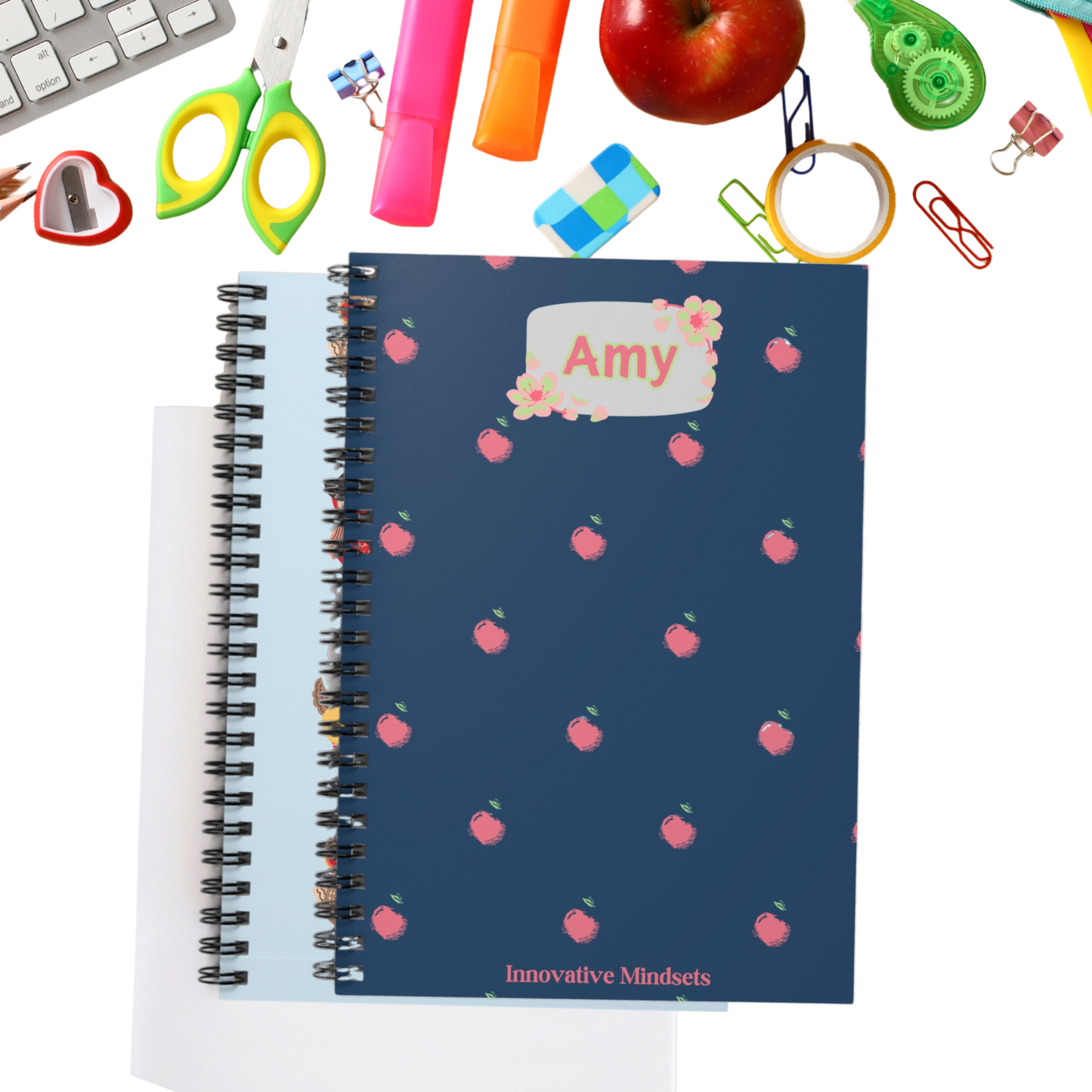 Personalized Cherries Notebook for Kids