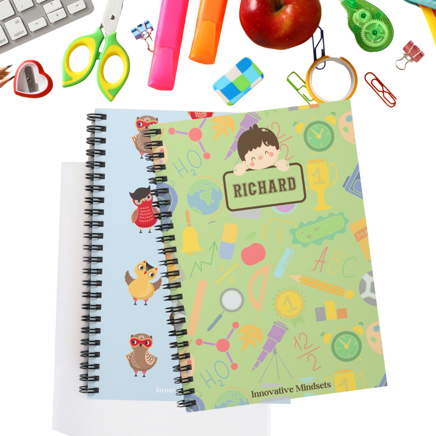 Personalized School Boy Notebook for Kids