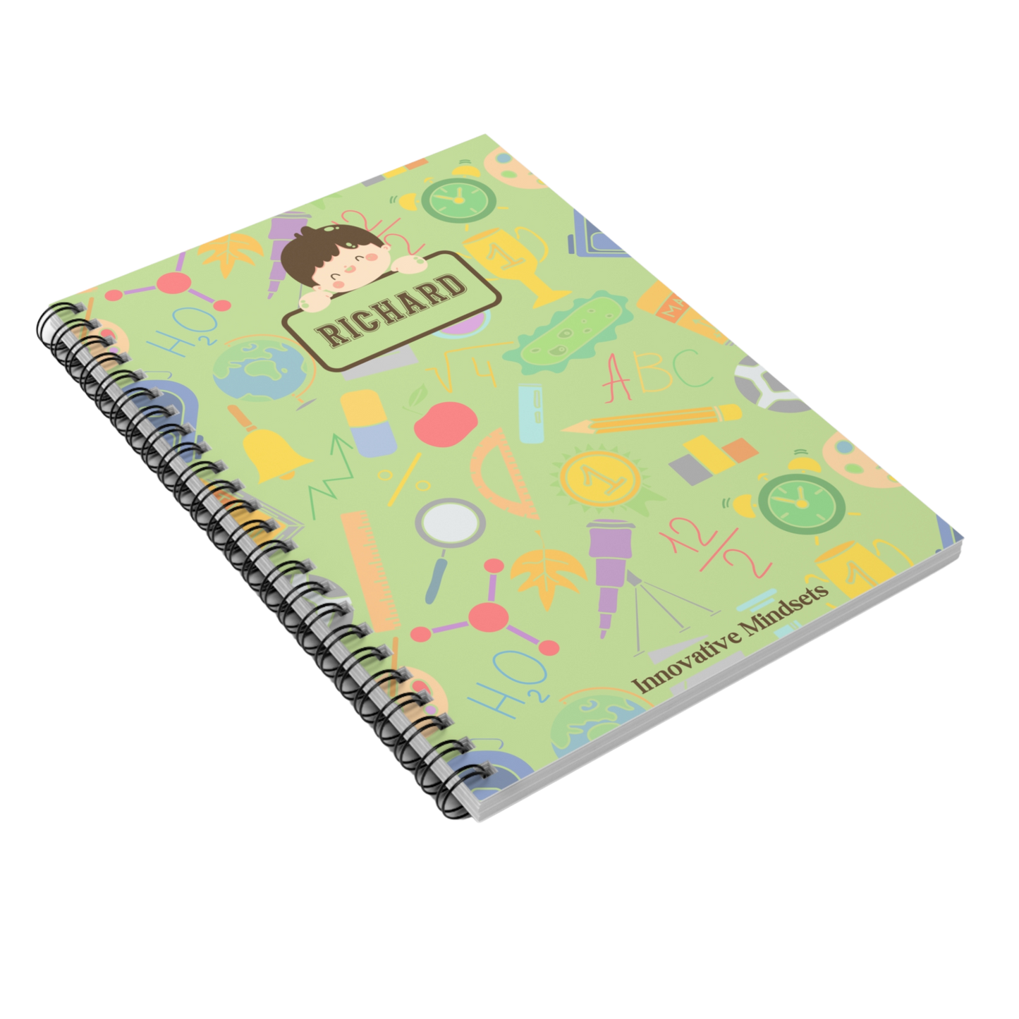 Personalized School Boy Notebook for Kids