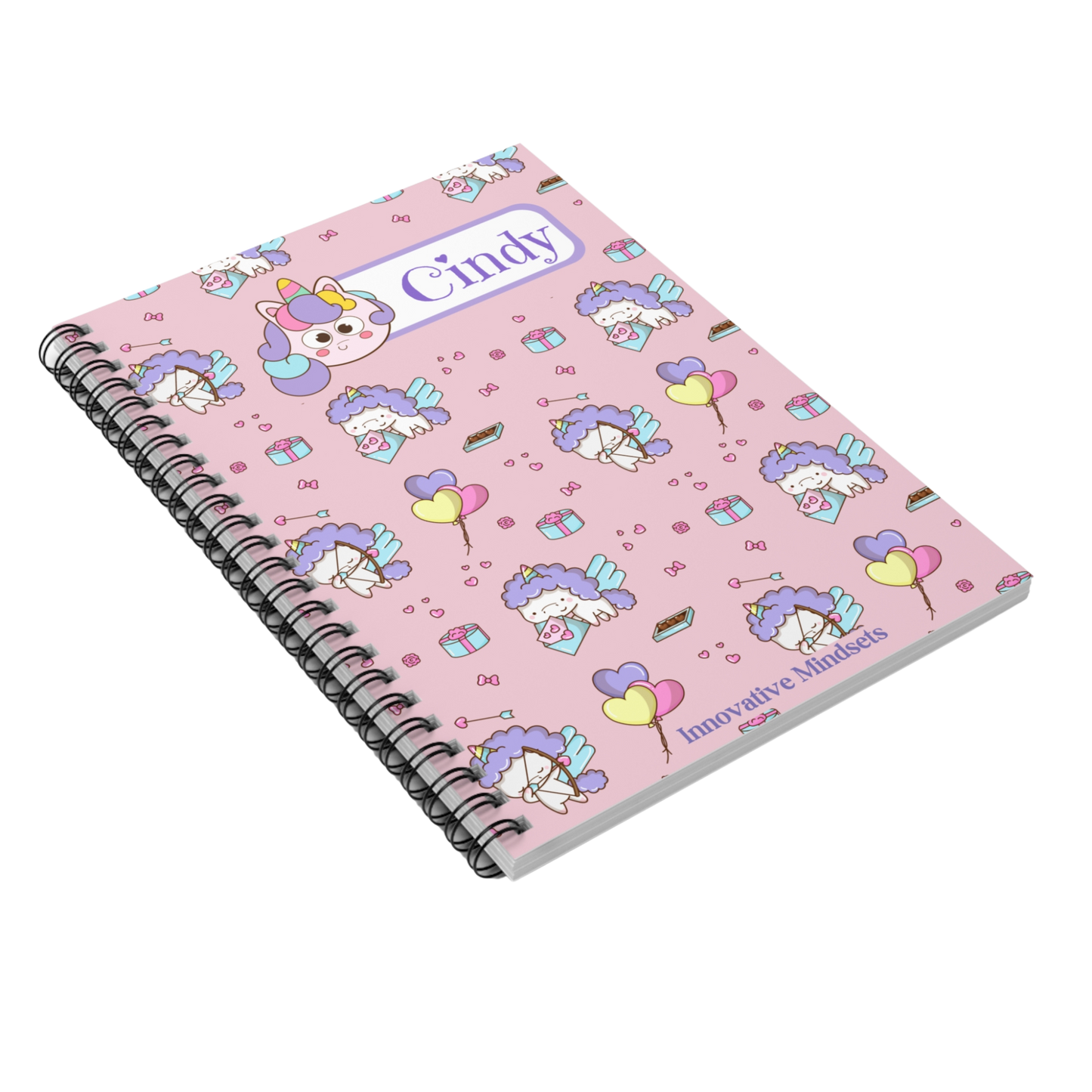 Personalized Unicorn Notebook for Kids