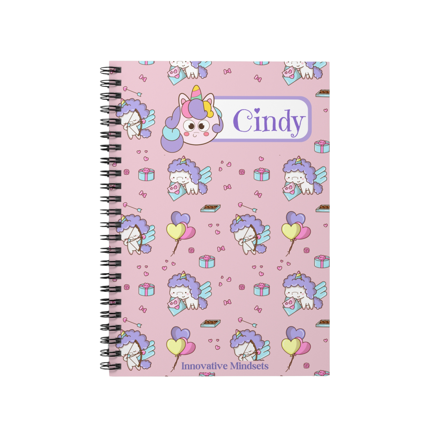 Personalized Unicorn Notebook for Kids