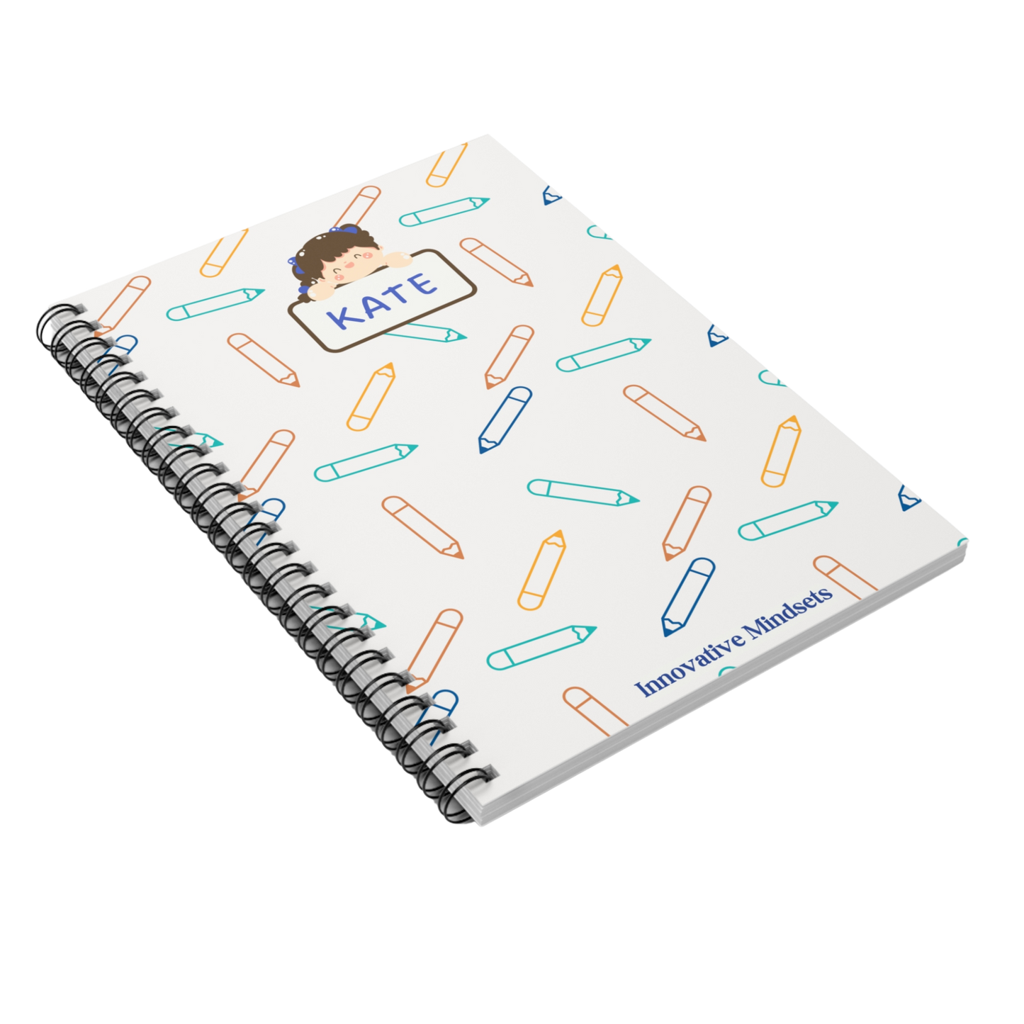 Personalized Crayon Notebook for Kids