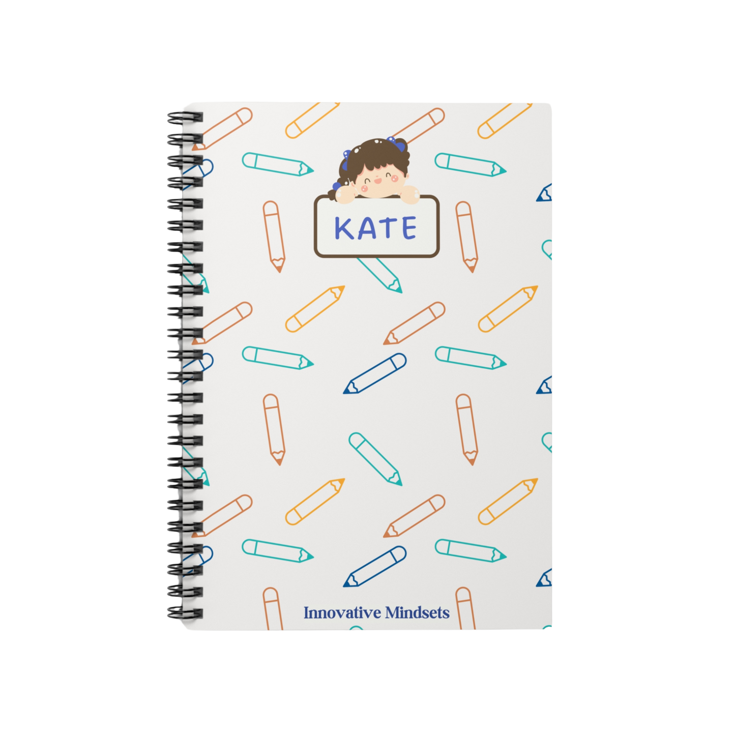Personalized Crayon Notebook for Kids