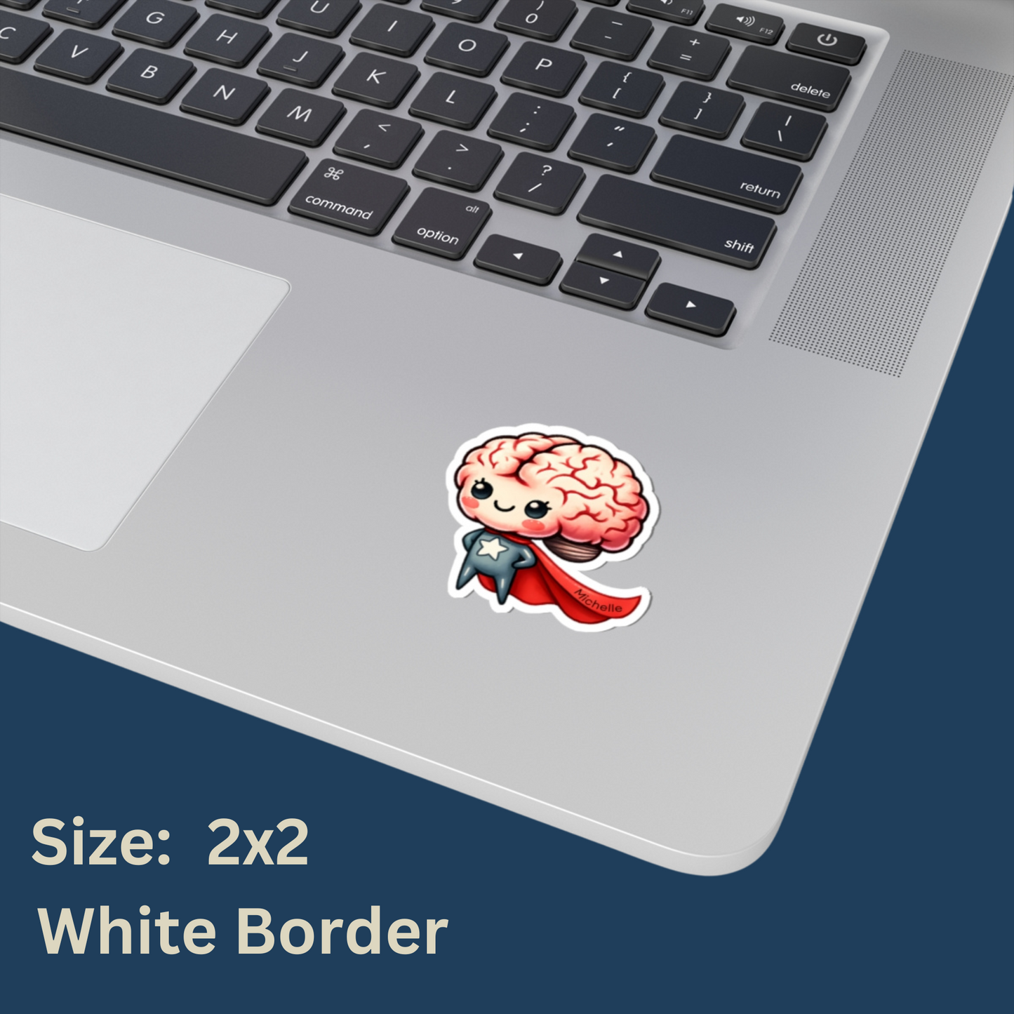 "Superbrain" Personalized Sticker