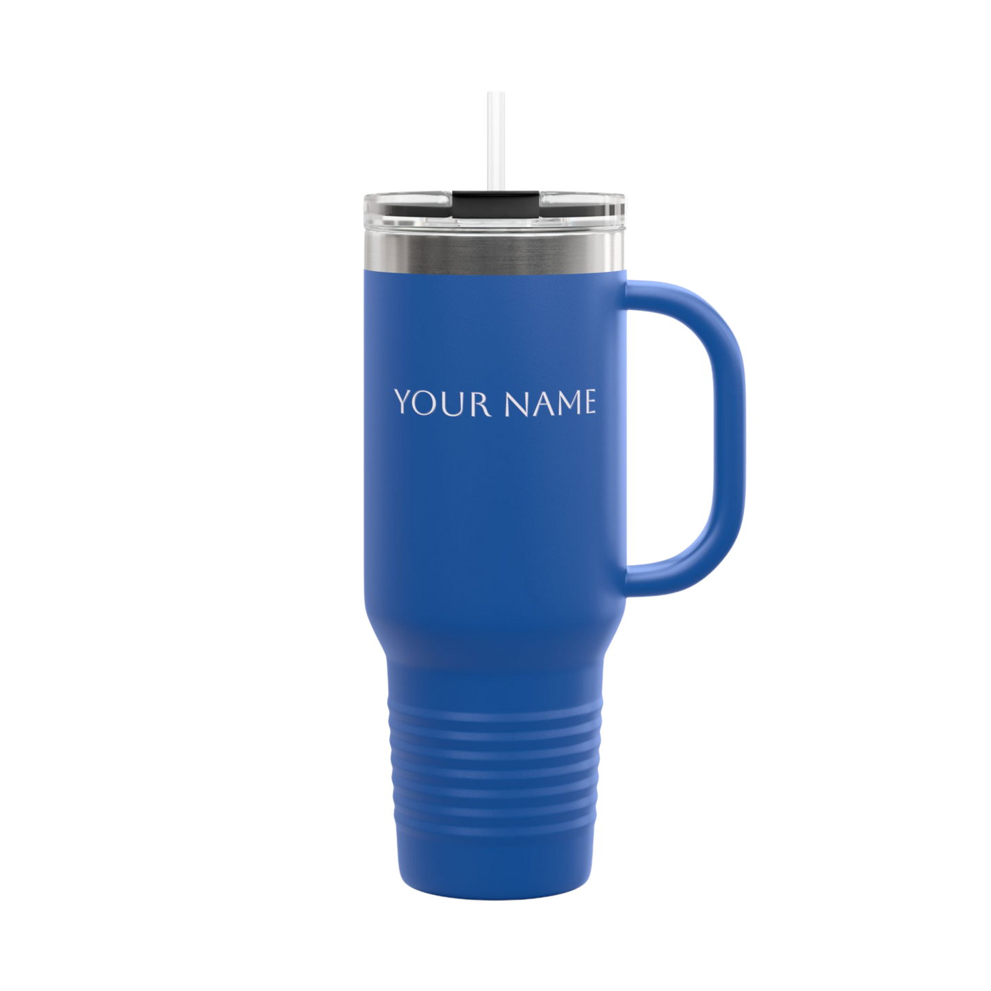 Personalized Insulated Tumbler – 40oz Stainless Steel Tumbler with Straw & Lid