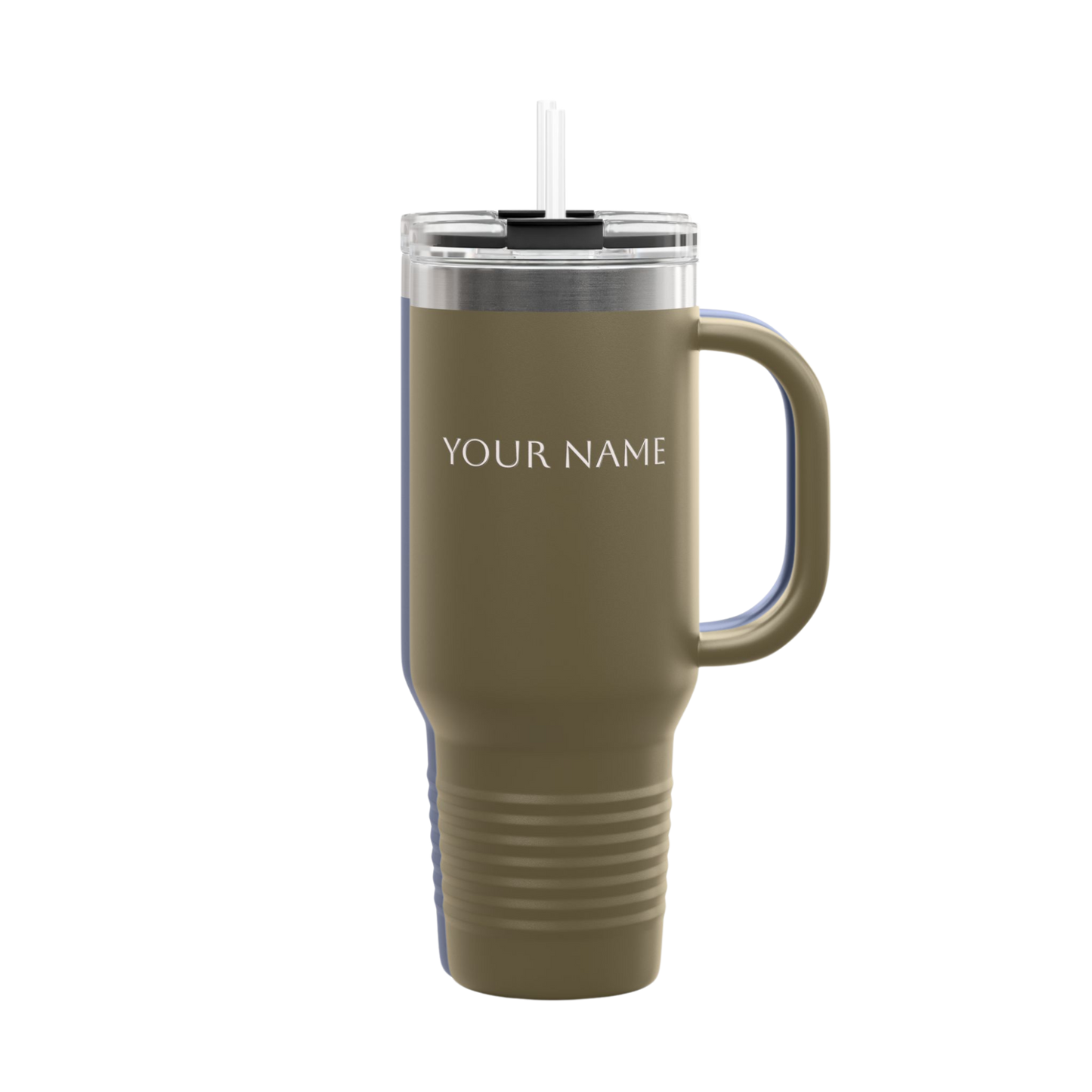 Personalized Insulated Tumbler – 40oz Stainless Steel Tumbler with Straw & Lid
