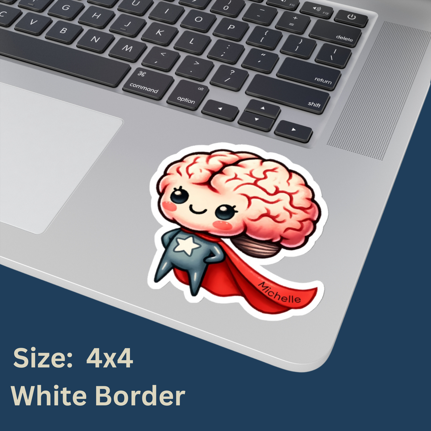 "Superbrain" Personalized Sticker