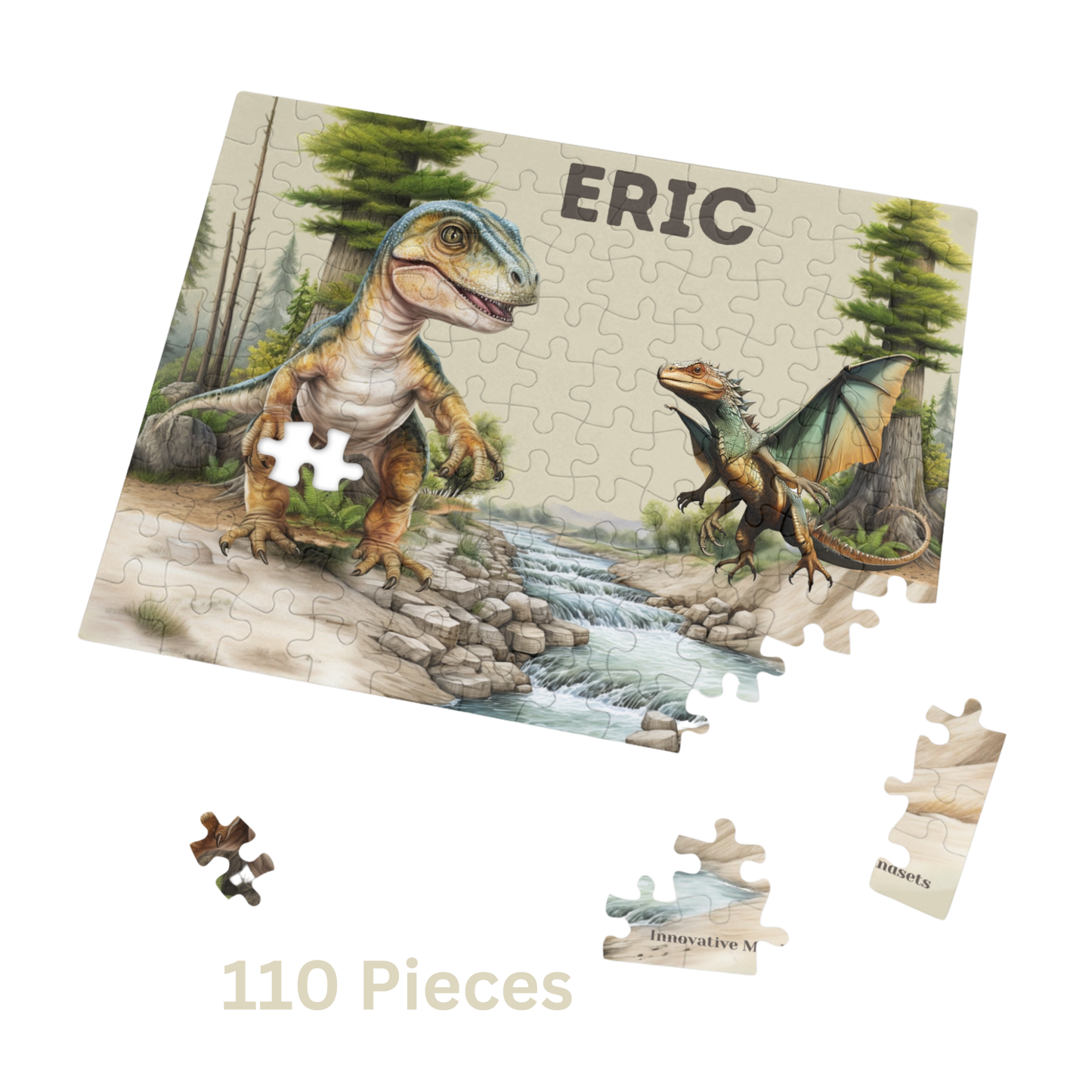 Personalized Dinosaur Jigsaw Puzzle