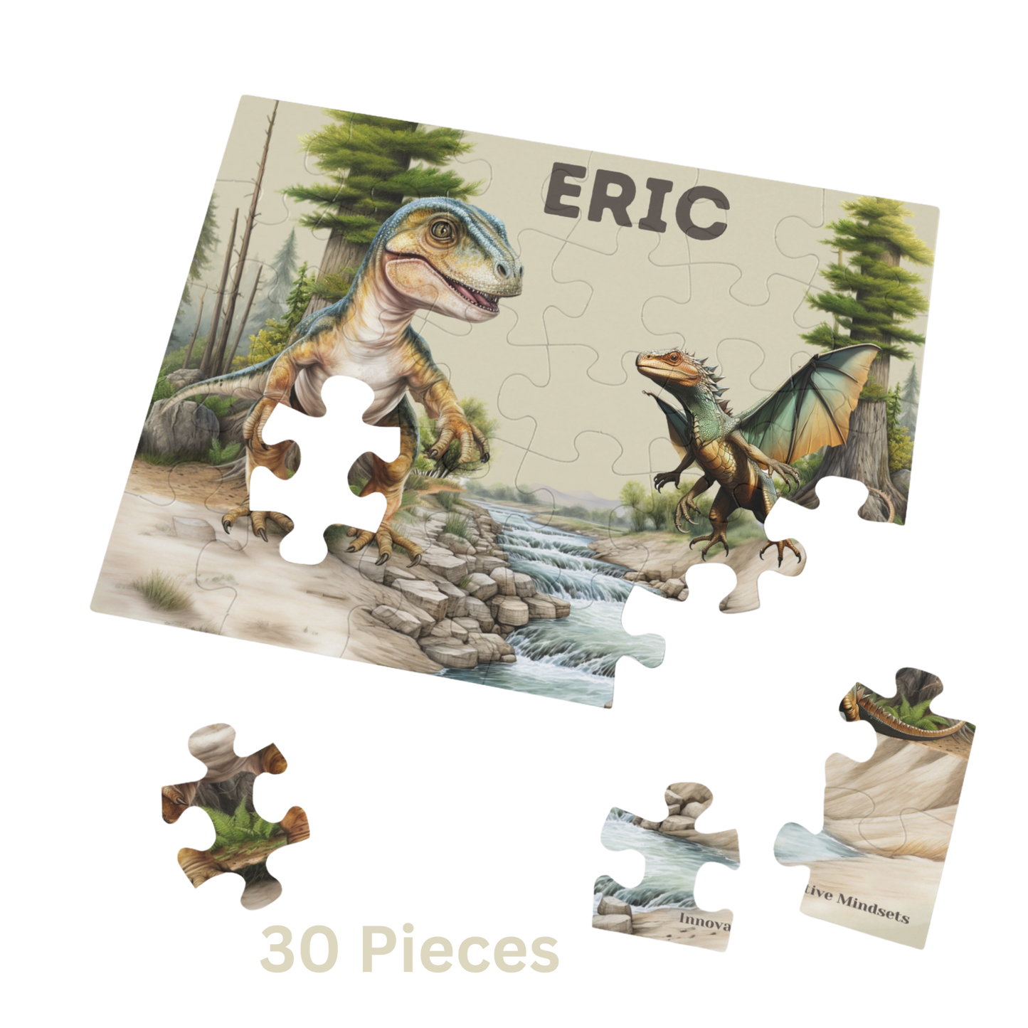 Personalized Dinosaur Jigsaw Puzzle