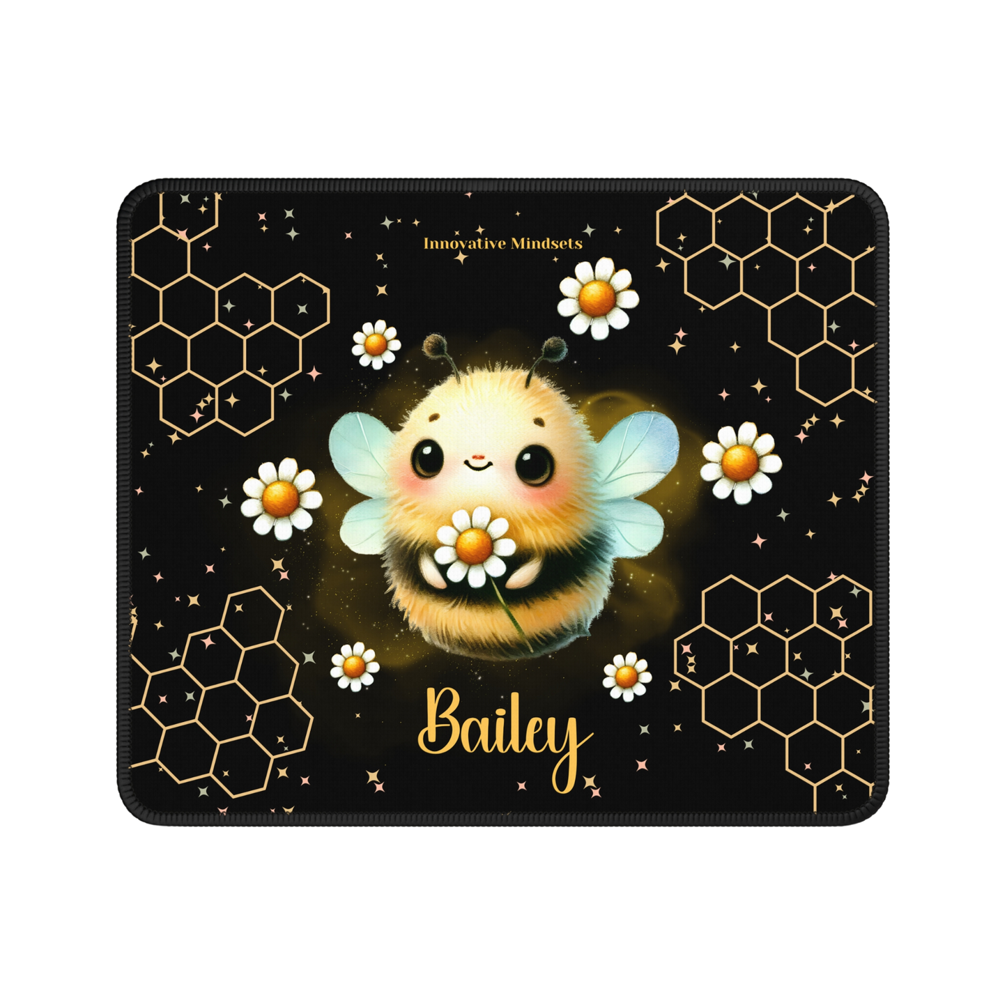 "Daisy Bee" Personalized Mouse Pad