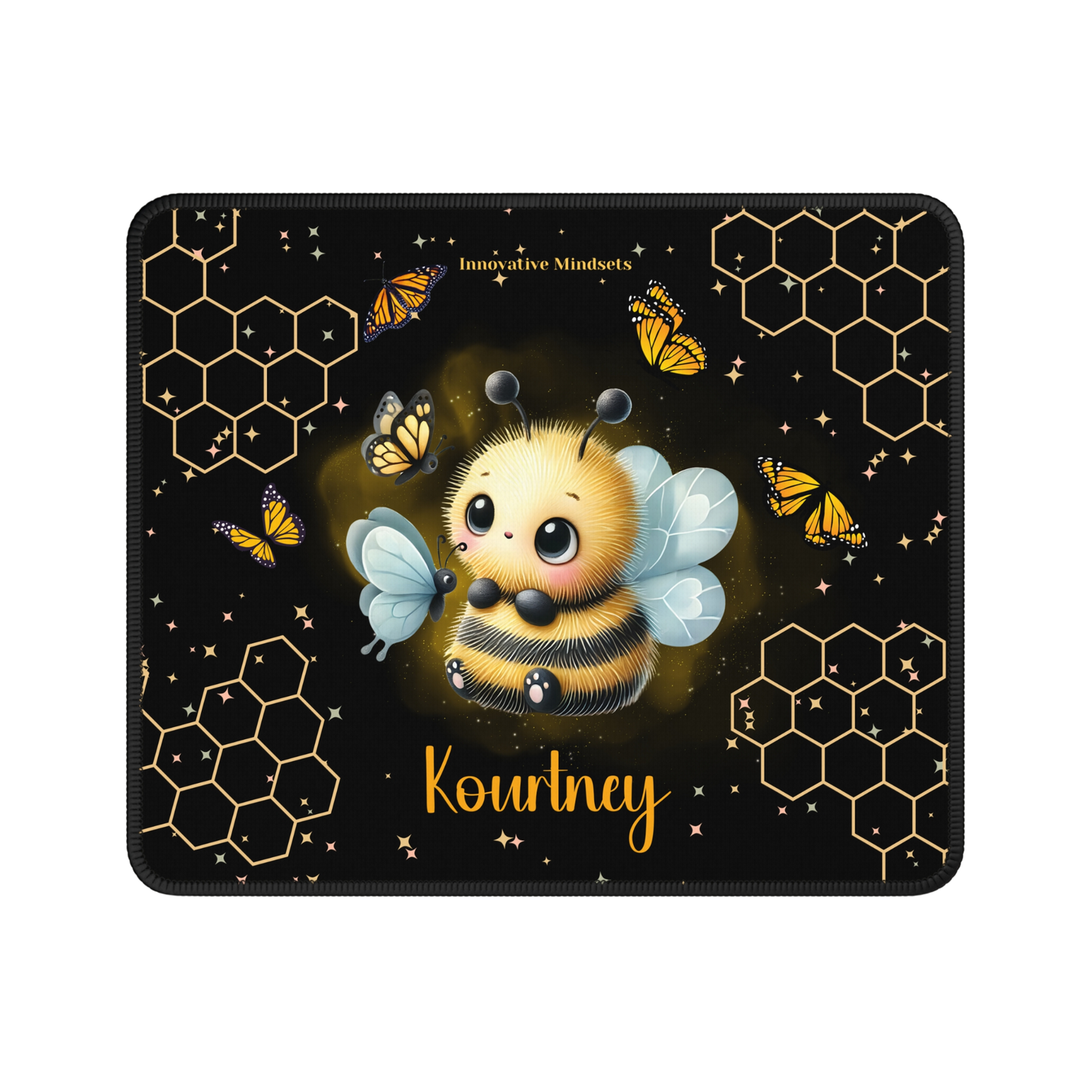 "Butterfly Bee" Personalized Mouse Pad