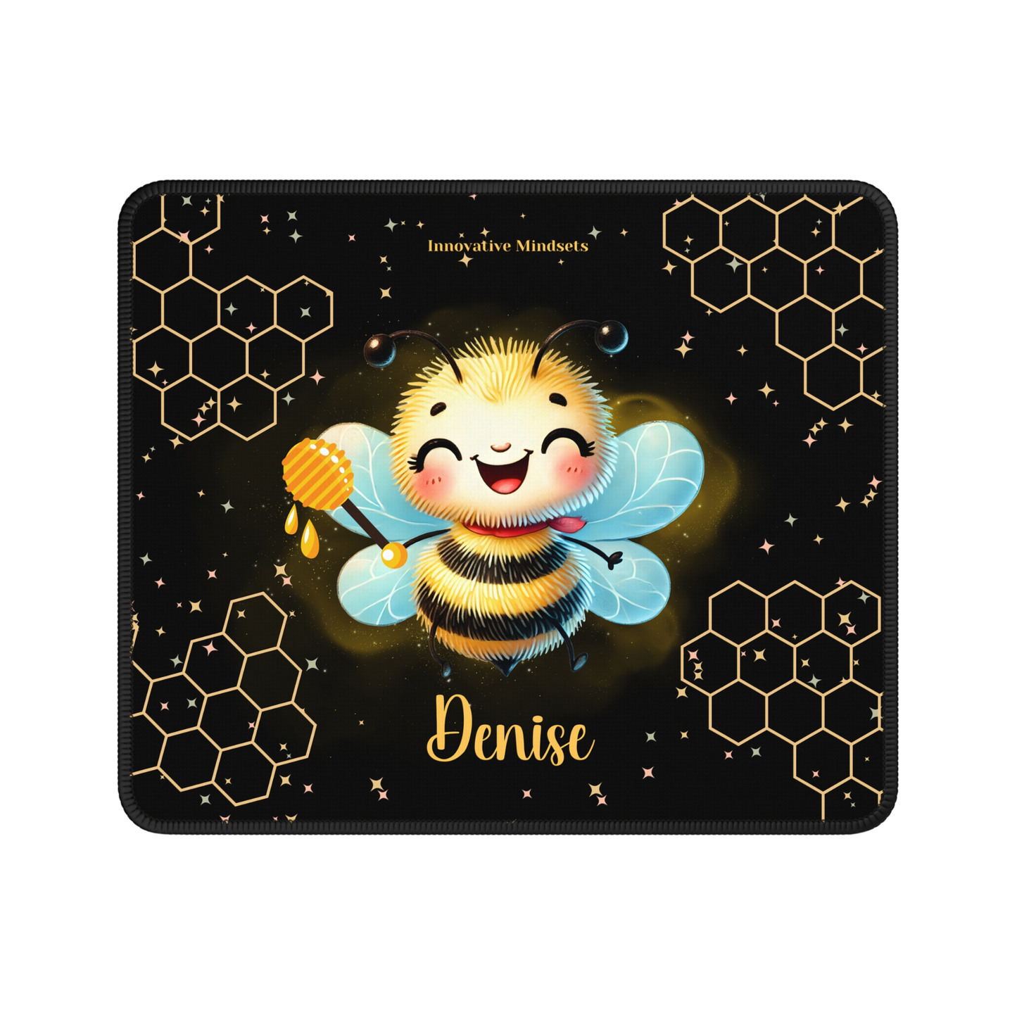 "Honey Bee Bliss" Personalized Mouse Pad