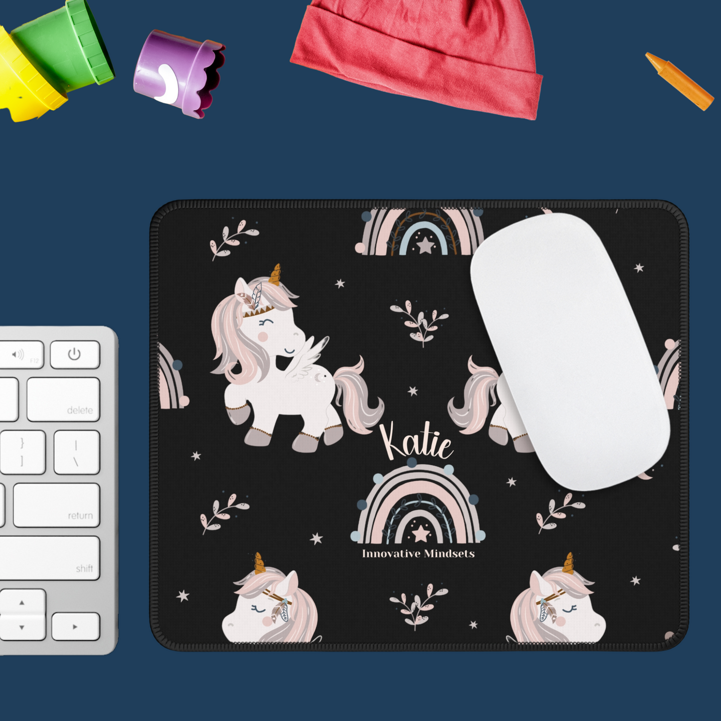 "Magical Unicorn" Personalized Mouse Pad