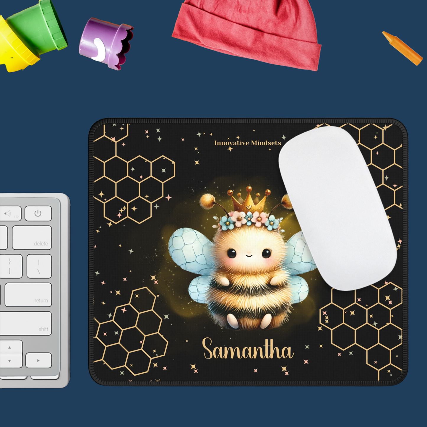 "Queen Bee" Personalized Mouse Pad