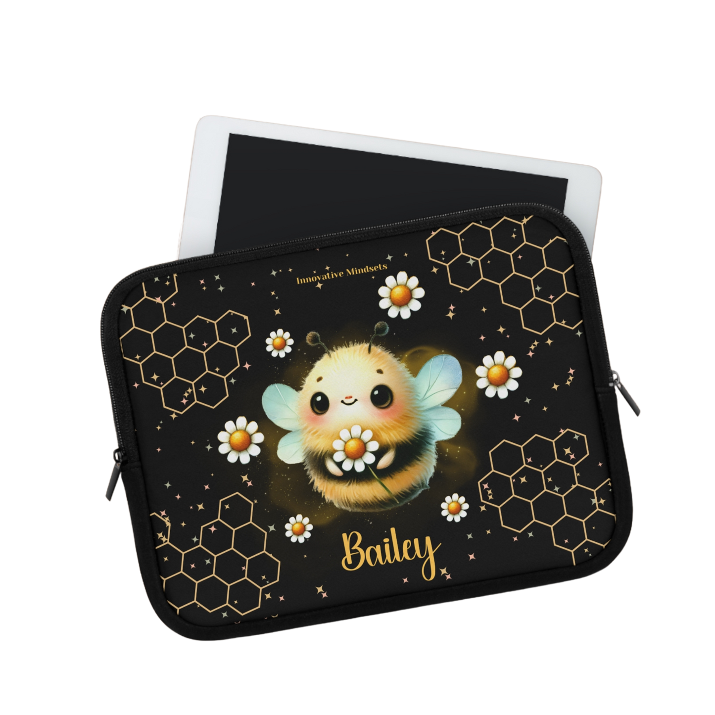 "Daisy Bee" Personalized Laptop & iPad Sleeve