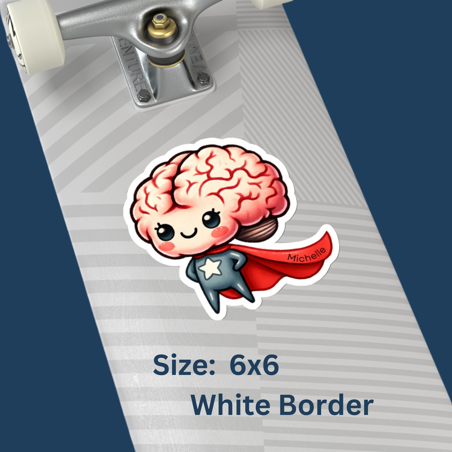 "Superbrain" Personalized Sticker