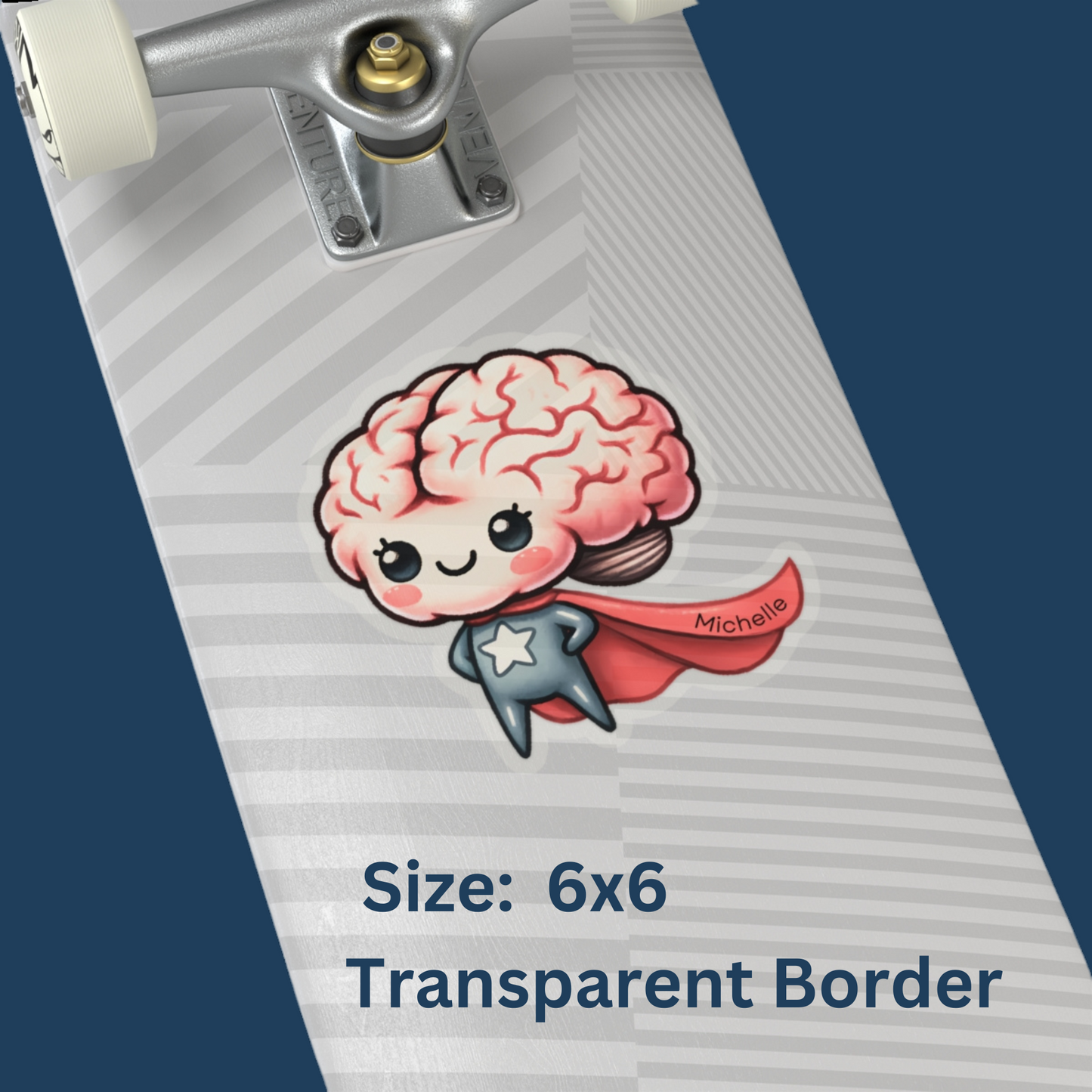 "Superbrain" Personalized Sticker