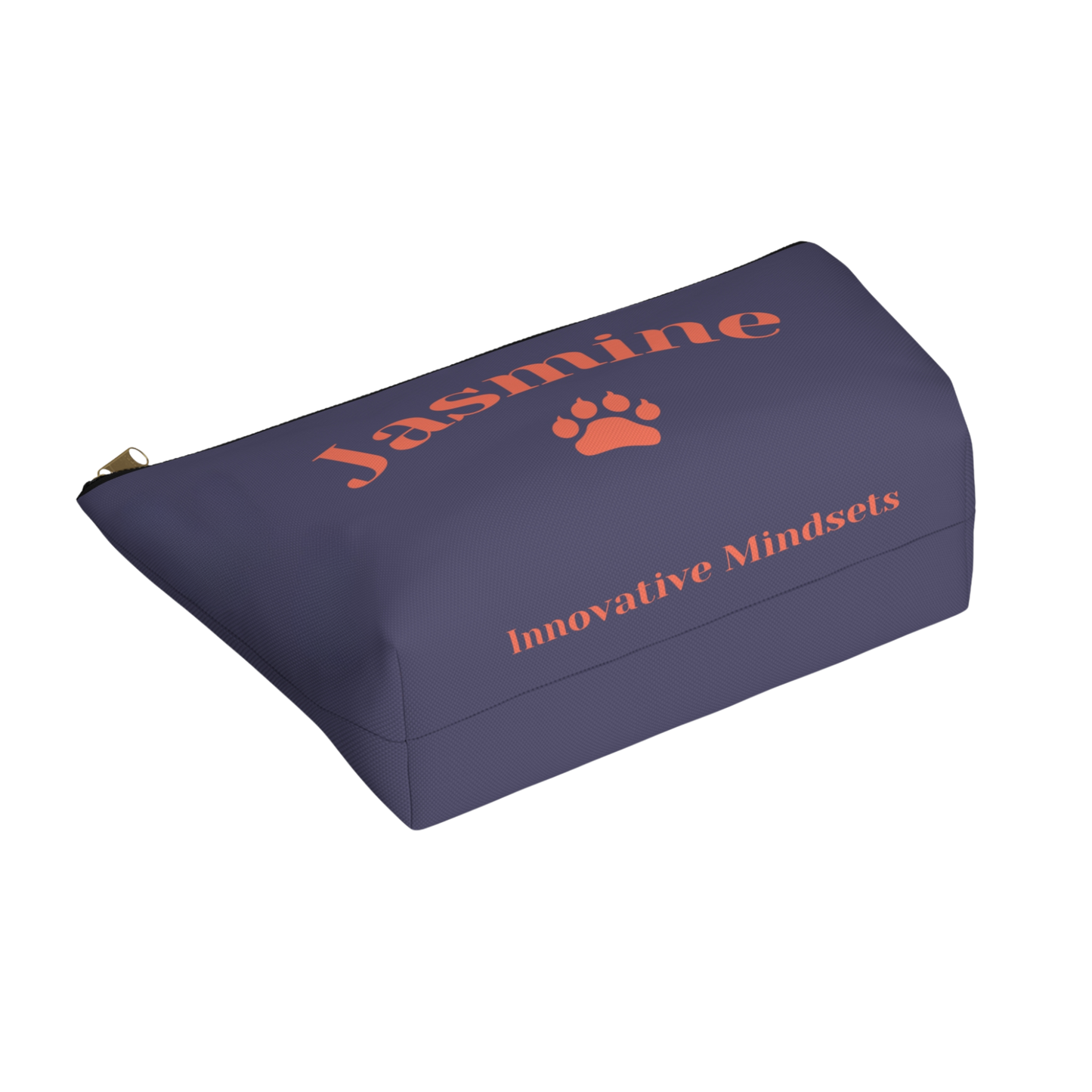 "Be fierce, be creative, be feline!" Personalized Accessory Pouch