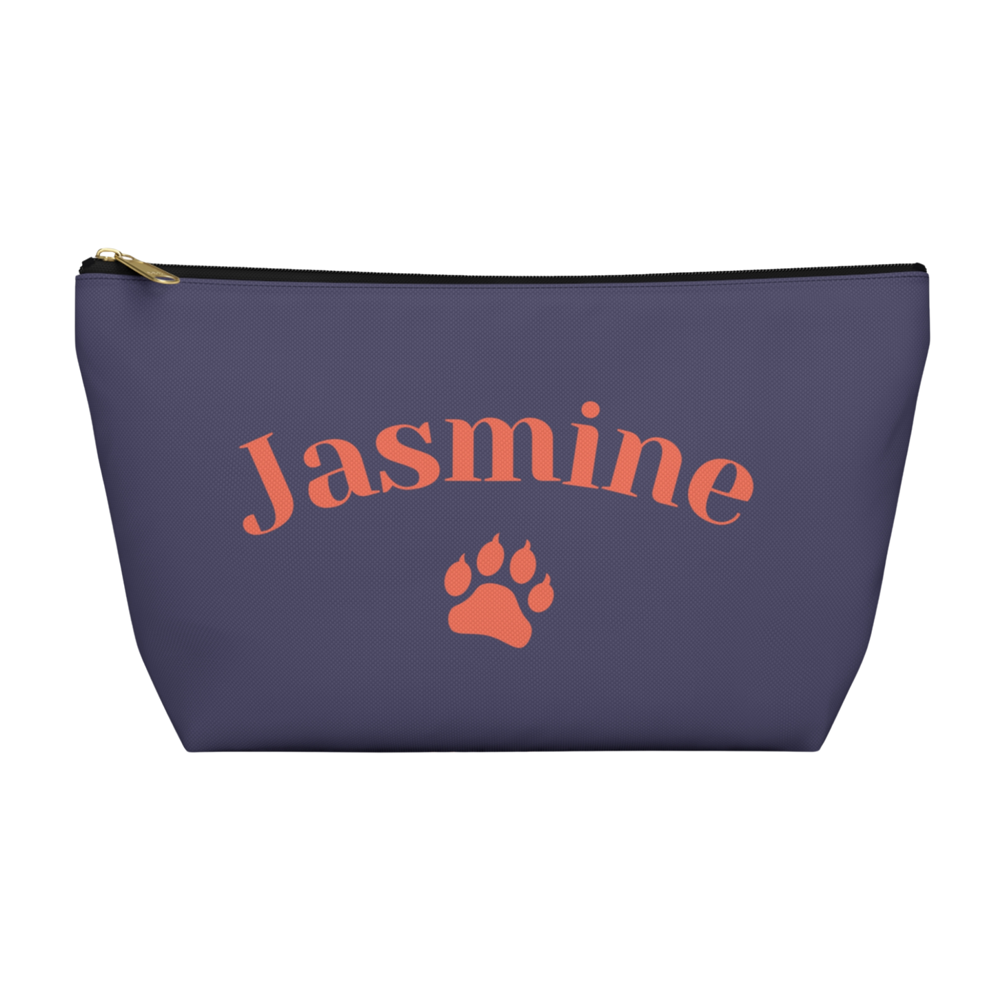 "Be fierce, be creative, be feline!" Personalized Accessory Pouch