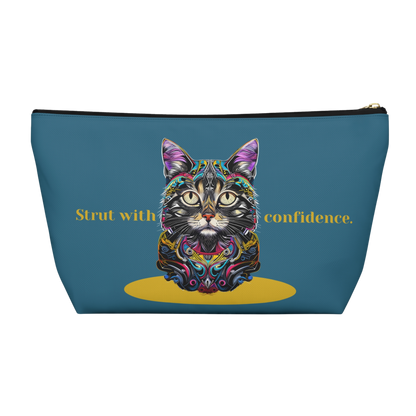 "Strut with confidence." Personalized Accessory Pouch