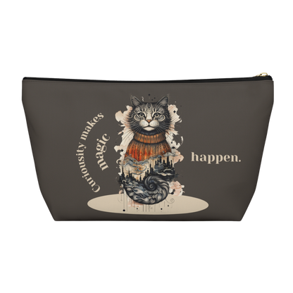 "Curiosity makes magic happen." Personalized Accessory Pouch