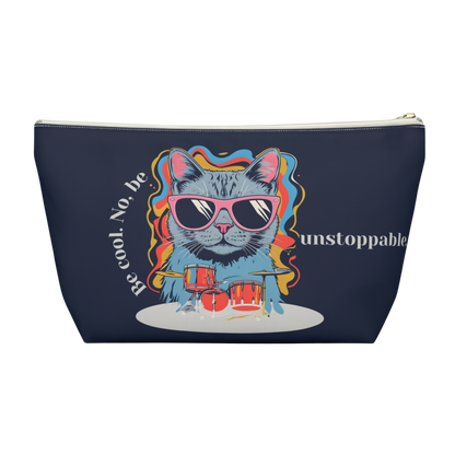 "Be cool. No, be unstoppable." Personalized Pencil Case & Accessory Pouch