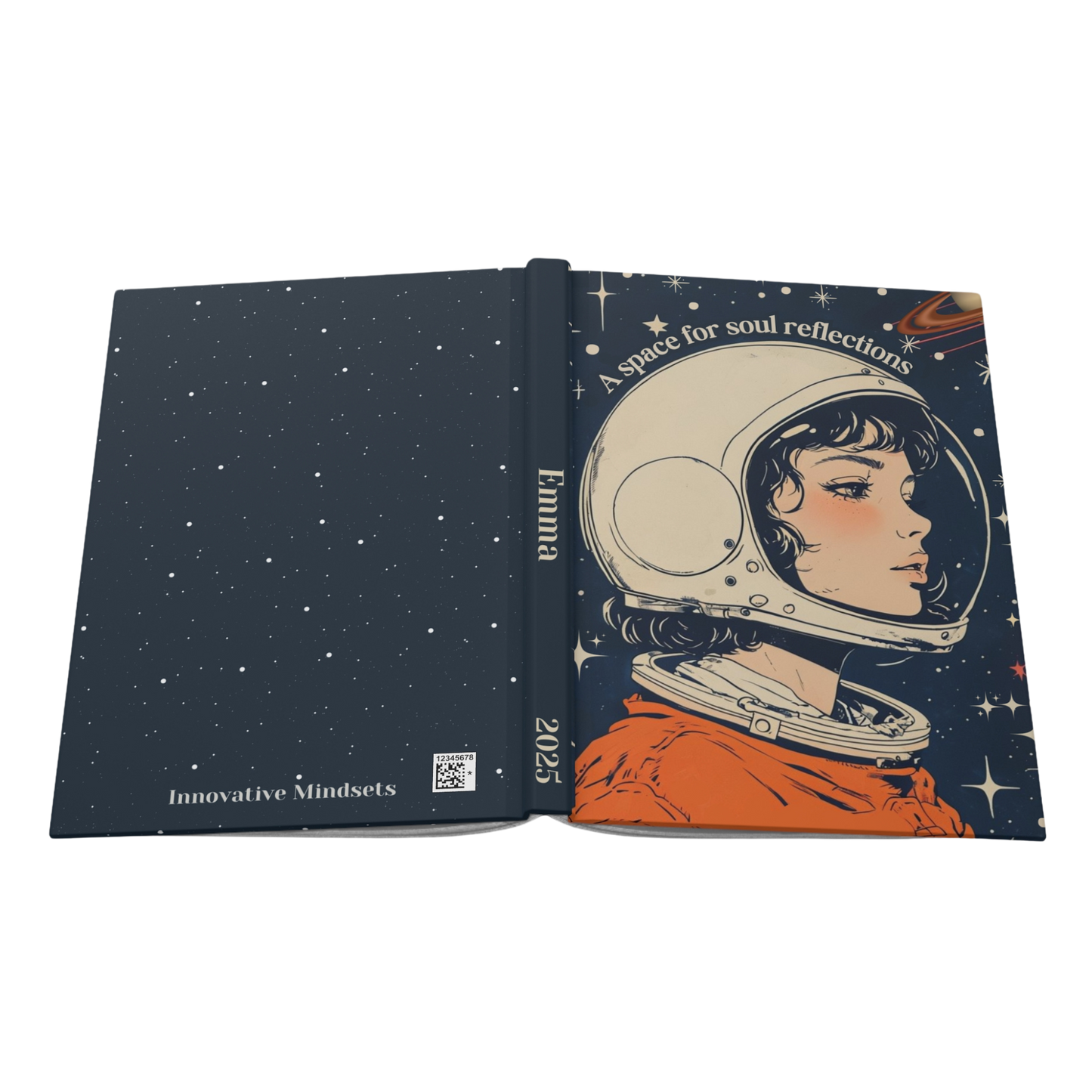 "A Space for Soul Reflections" 2025 Personalized Hardcover Journal