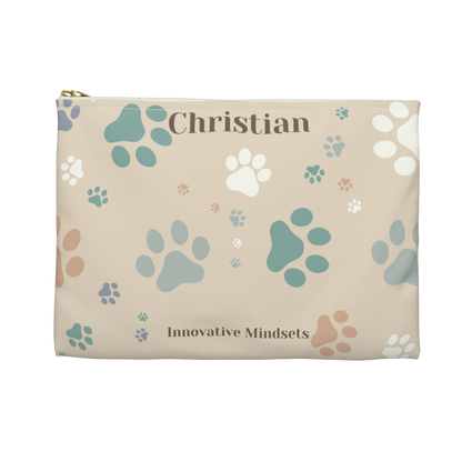 "Progress not perfection." Personalized Pencil Case & Accessory Pouch