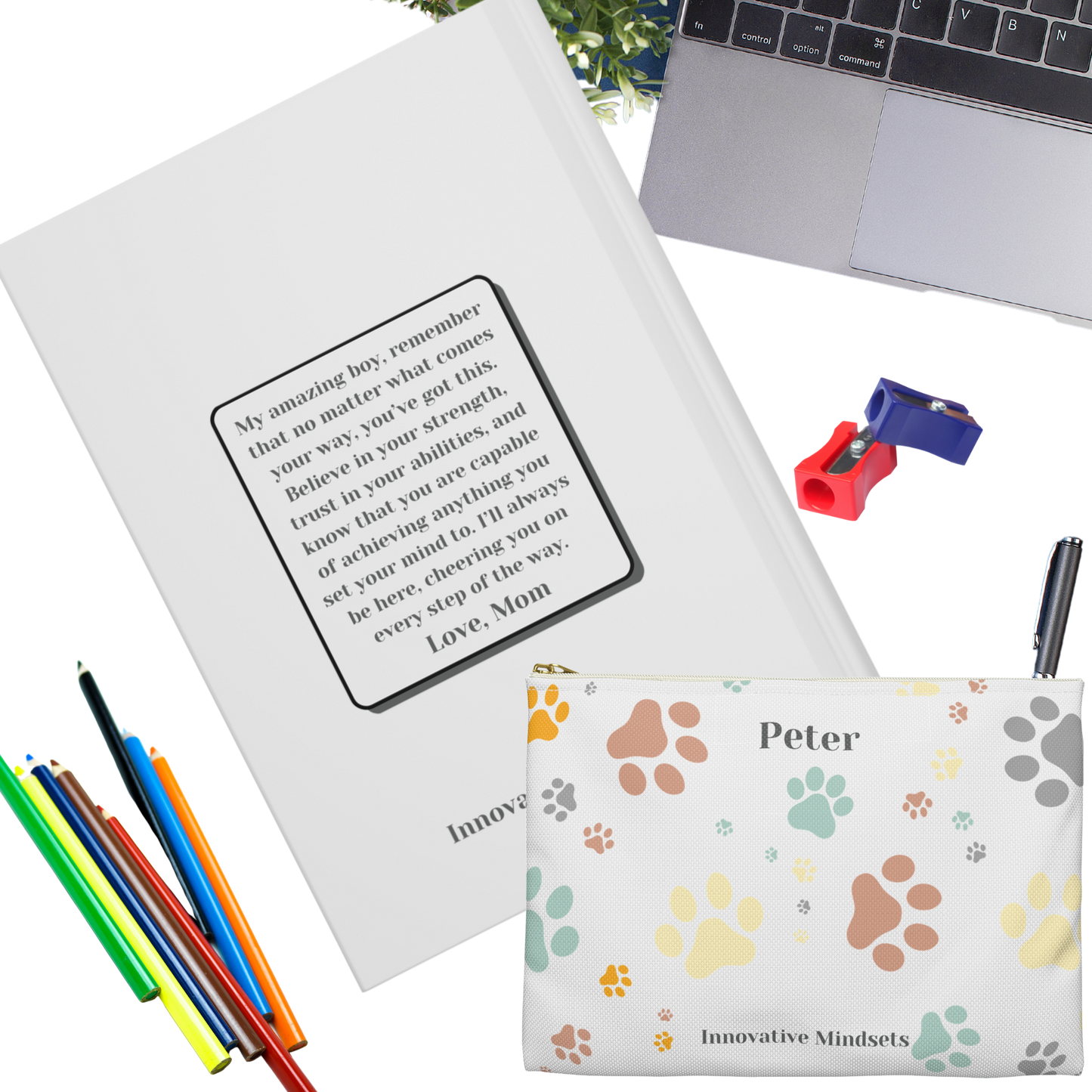 "You've got this." Personalized Pencil Case & Accessory Pouch