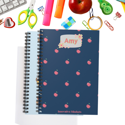 Personalized Cherries Notebook for Kids