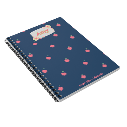 Personalized Cherries Notebook for Kids