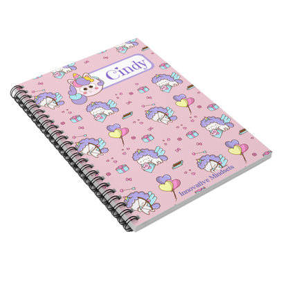 Personalized Unicorn Notebook for Kids