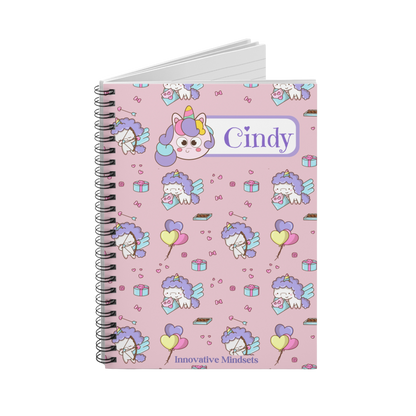 Personalized Unicorn Notebook for Kids