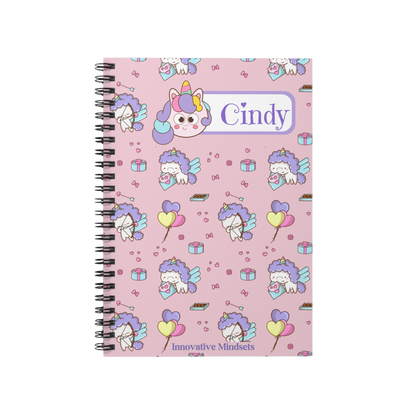 Personalized Unicorn Notebook for Kids
