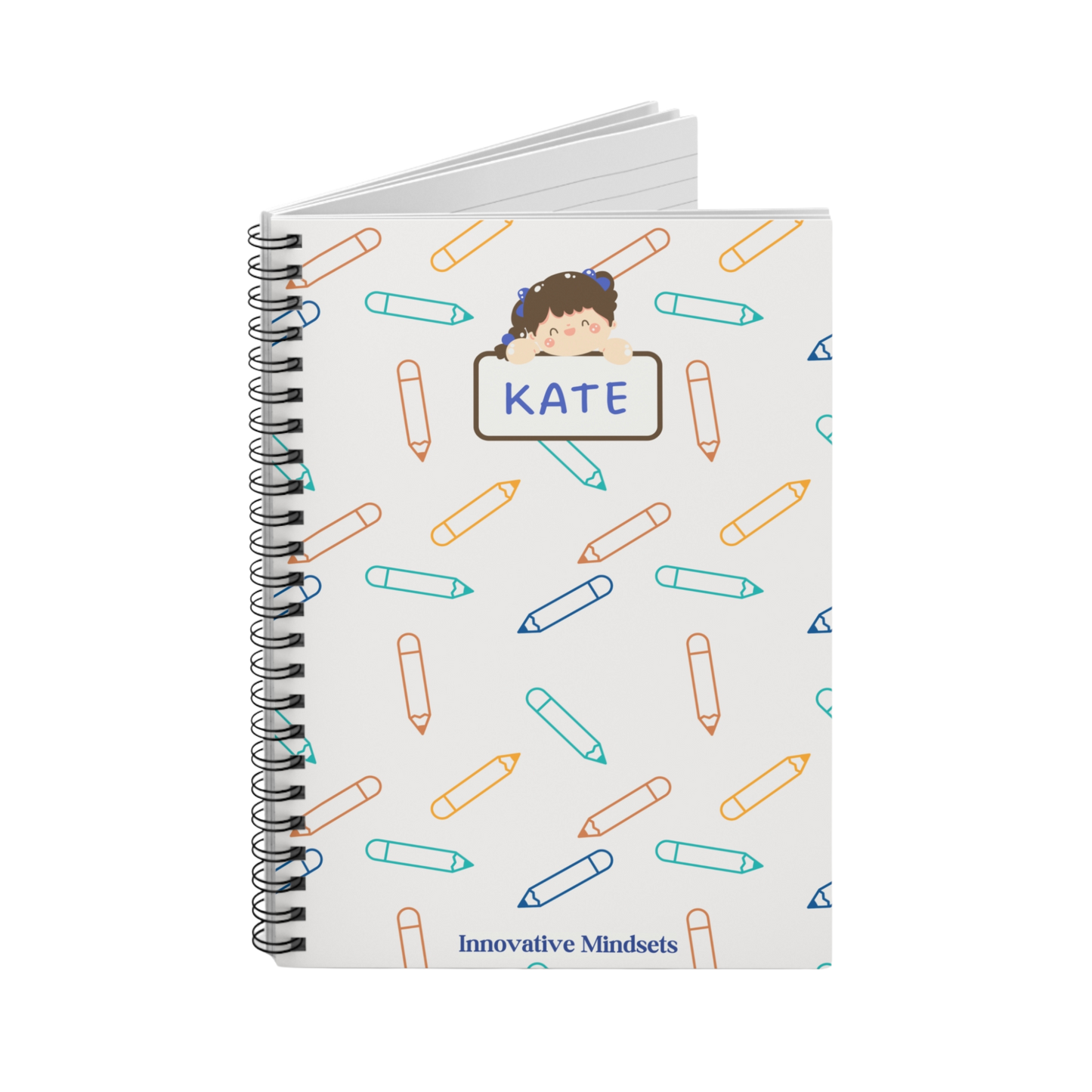 Personalized Crayon Notebook for Kids