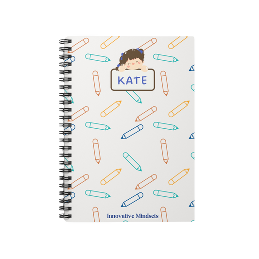 Personalized Crayon Notebook for Kids