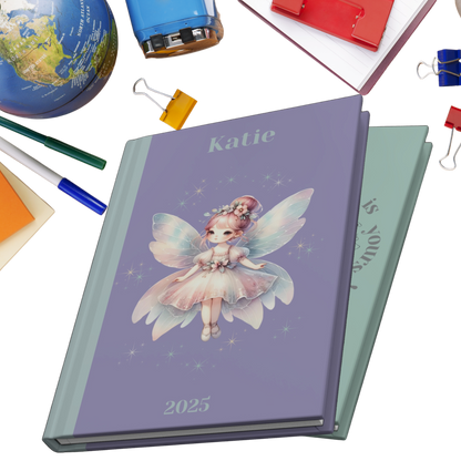 "The magic is within you!" 2025 Personalized Fairy Hardcover Journal