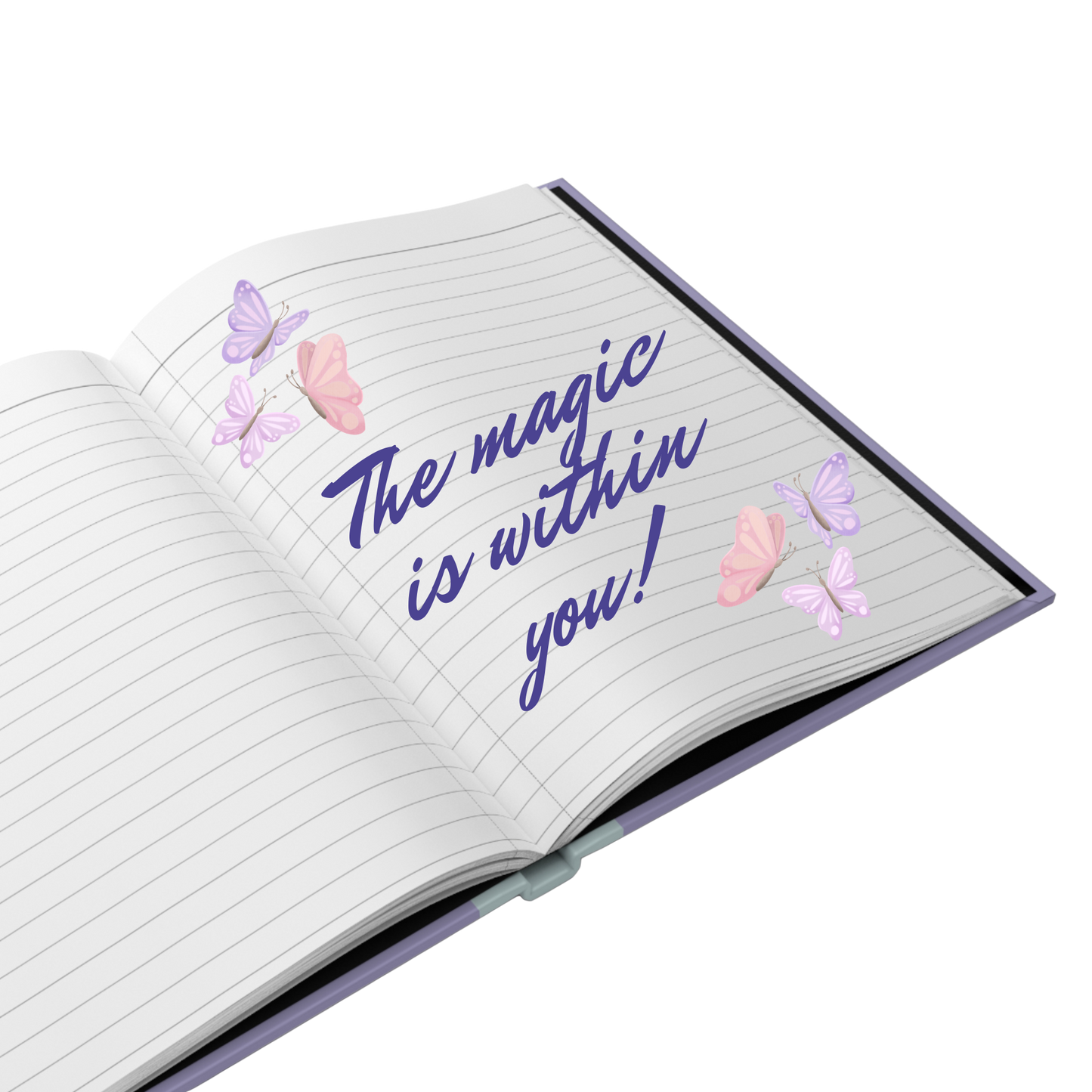"The magic is within you!" 2025 Personalized Fairy Hardcover Journal