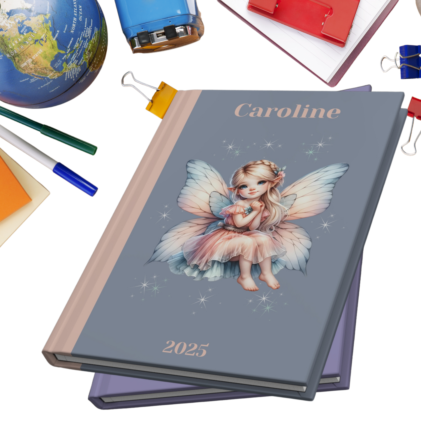 "Believe in your magic!" 2025 Personalized Hardcover Fairy Journal