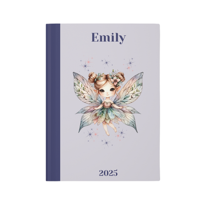 "Dream big,  the stars will guide you." 2025 Personalized Hardcover Fairy Journal