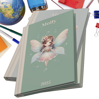 "Remember, even tiny wishes can come true." 2025 Personalized Hardcover Fairy Journal