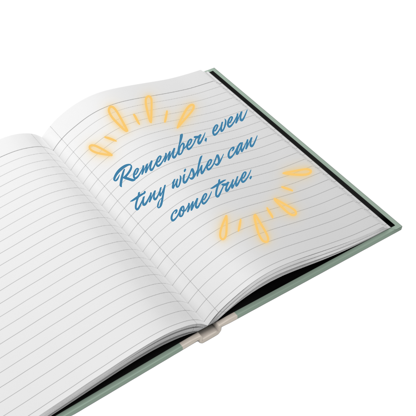 "Remember, even tiny wishes can come true." 2025 Personalized Hardcover Fairy Journal