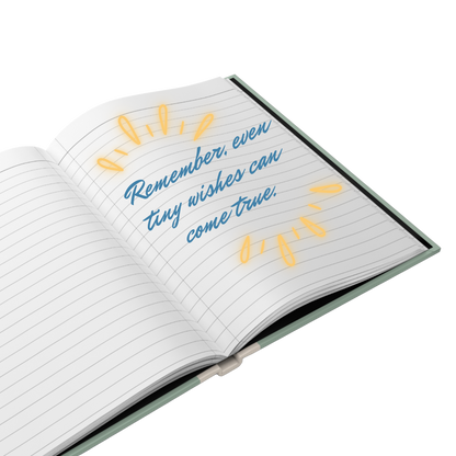 "Remember, even tiny wishes can come true." 2025 Personalized Hardcover Fairy Journal