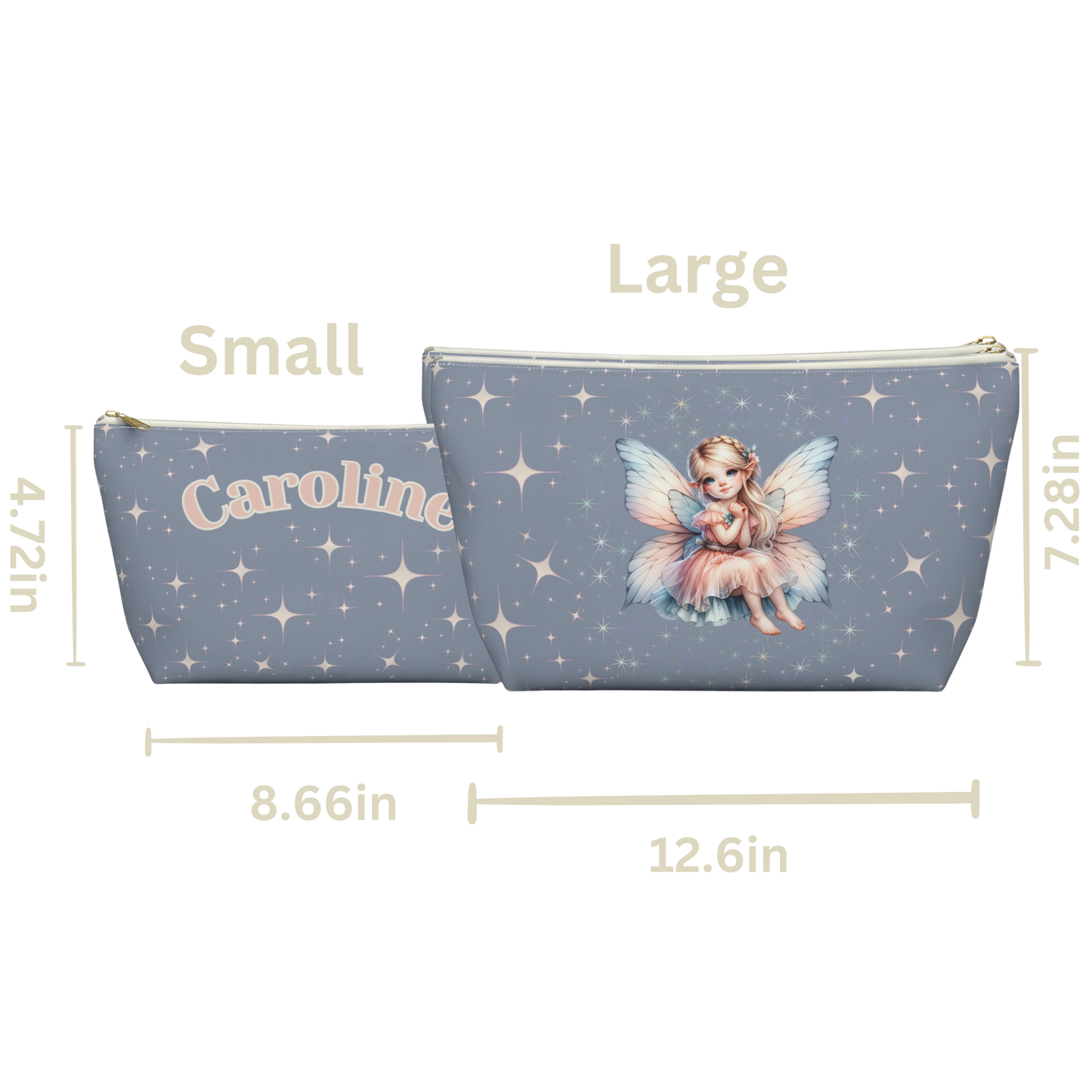 "Fairy Magic" Personalized Pencil Case & Accessory Pouch
