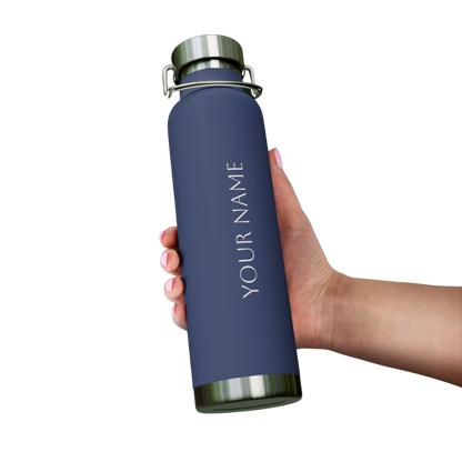Personalized Copper Vacuum Insulated Bottle