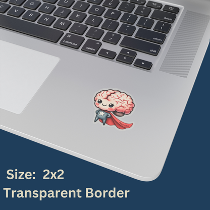 "Superbrain" Personalized Sticker