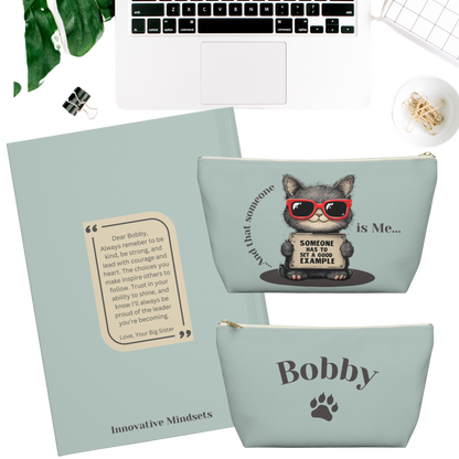 "Someone has to set a good example" Personalized Accessory Pouch