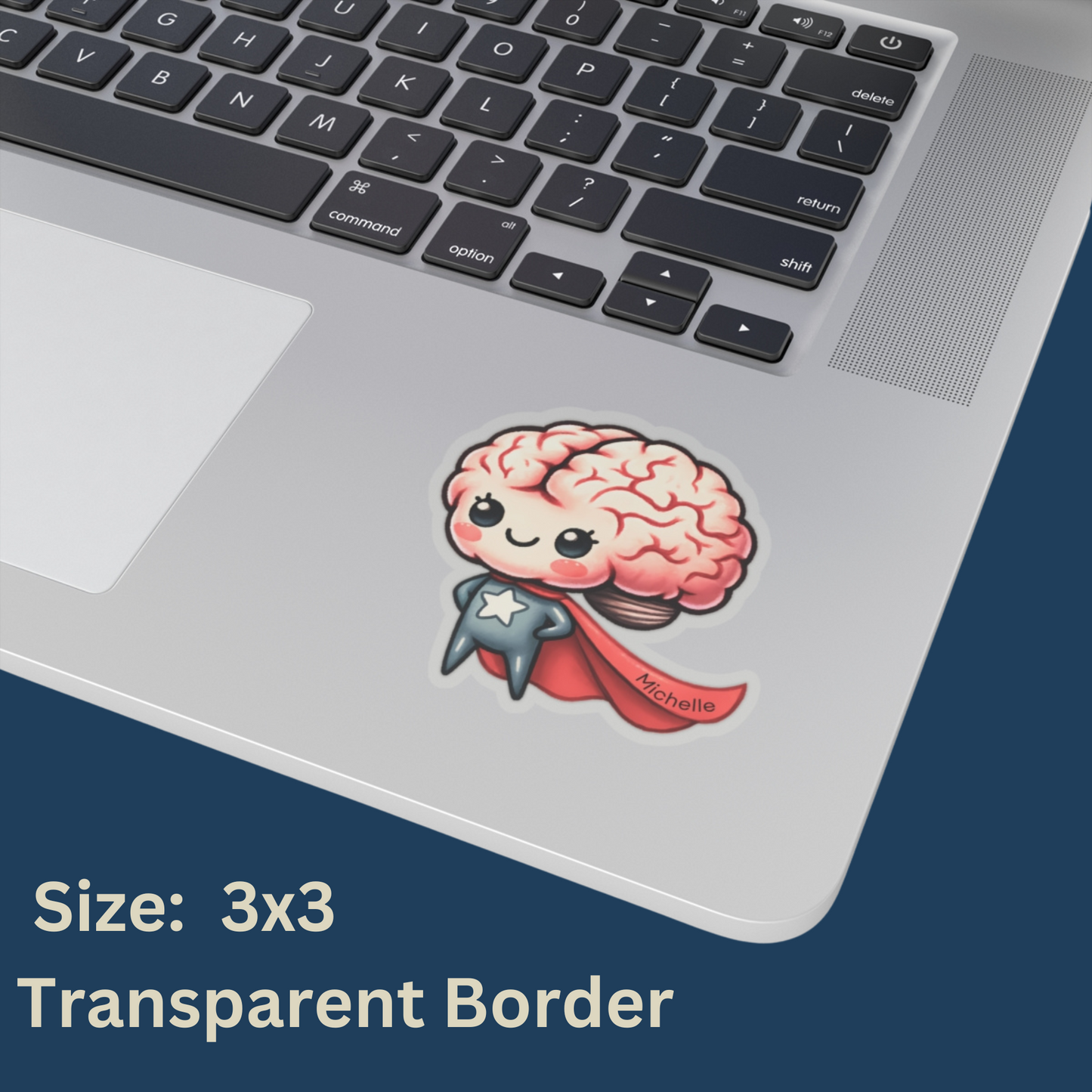"Superbrain" Personalized Sticker